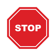 stop road sign
