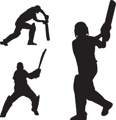 Cricket Silhouette Vector