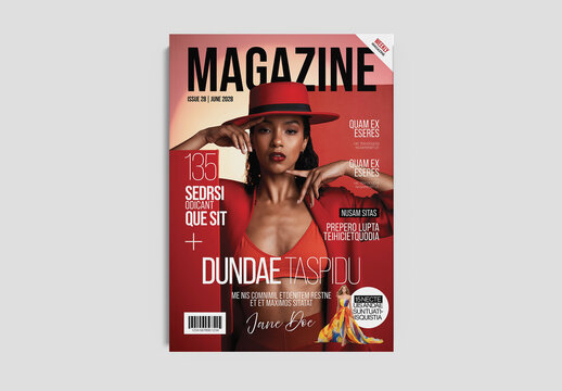 Magazine Cover Template
