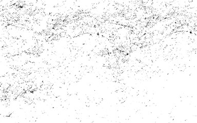 Abstract dust particle and dust grain texture on white background. Monochrome texture. Image includes a effect the black and white tones.