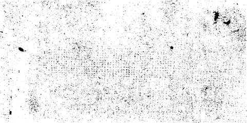 Grunge black and white pattern. Monochrome particles abstract texture.  Chaotic grunge ink particles. Abstract texture with grain and stain. Splashes of paint