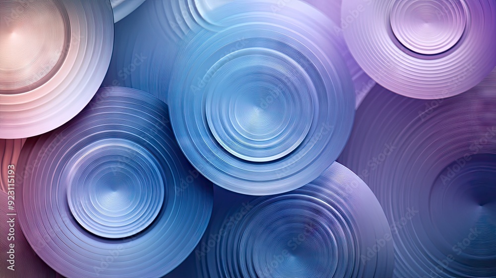 Poster dynamic geometric pattern with circle gradient and abstract rings. ripple background suitable for te