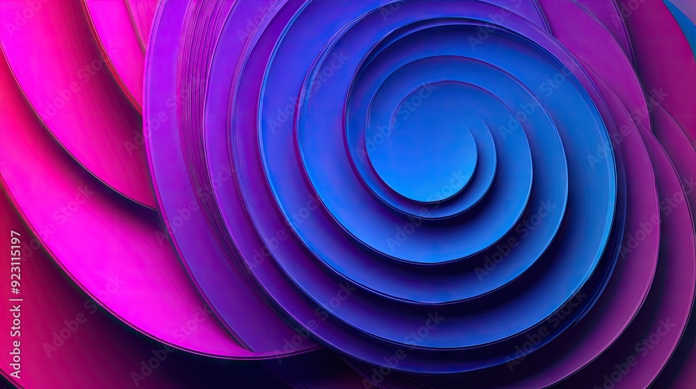 Poster dynamic geometric pattern with circle gradient and abstract rings. ripple background suitable for te