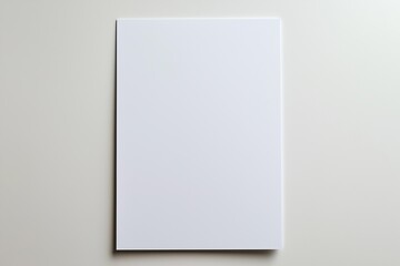 Blank A4 Paper Mockup on Isolated Background created with Generative AI