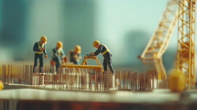 Construction engineer civil team work, world engineers day concept