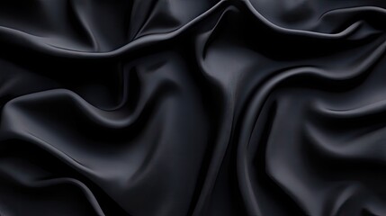 Fototapeta premium Luxurious black background with a subtle, elegant effect, ideal for adding sophistication to design elements and presentations. -