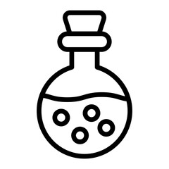 Potion Vector Line Icon Design