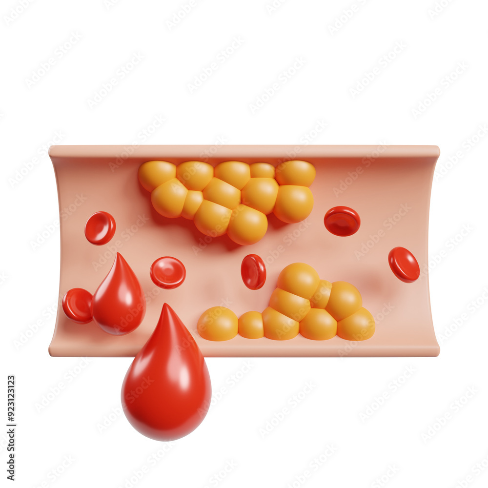 Wall mural Cholesterol Test