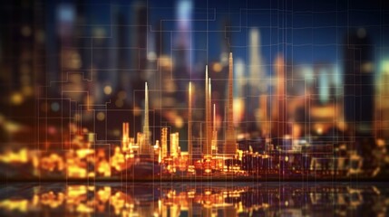 Fototapeta premium Futuristic Cityscape