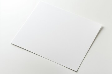 Blank A4 Paper Mockup on Isolated Background created with Generative AI