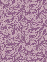 Obraz premium abstract, vector, monochrome, big flowers, all over textiles design, illustration digital image can be used for wrapping paper