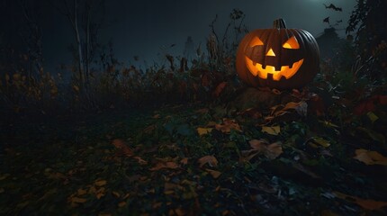 Naklejka premium The vibrant and spooky atmosphere of a Halloween party with elaborate costumes, creepy decorations, and festive treats