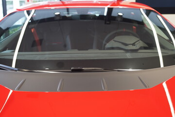 Auto deportivo rojo, 