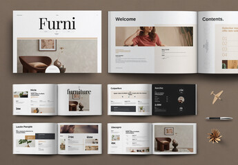 Furniture Magazine Landscape Template