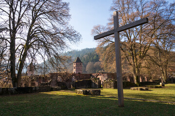 Hirsau Abbey, formerly known as Hirschau Abbey in the Black Forest, Benedictine abbeys of Germany...