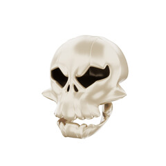 3d render halloween illustration 