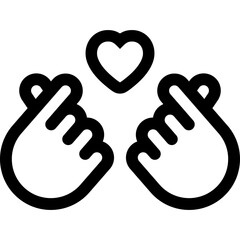 Obraz premium Finger Heart