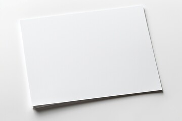 Blank A4 Paper Mockup on Isolated Background created with Generative AI