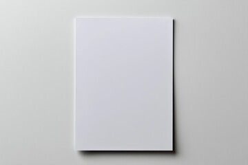 Blank A4 Paper Mockup on Isolated Background created with Generative AI