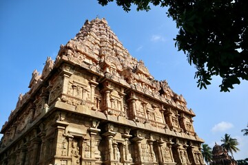 Fototapeta premium インド 南インドのヒンズー寺院 ガンガイゴンダチョープラム