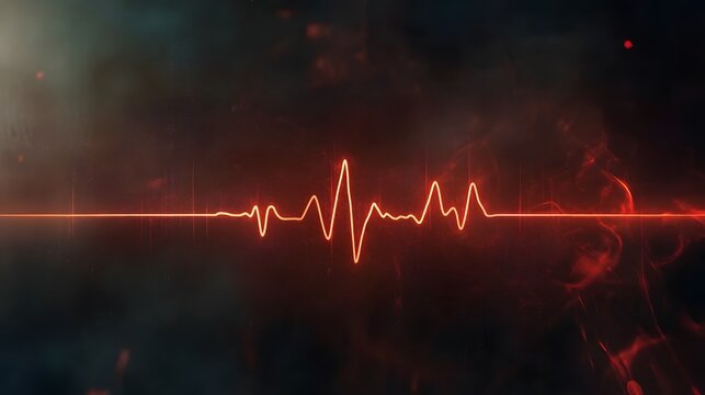 Red Pulse Line