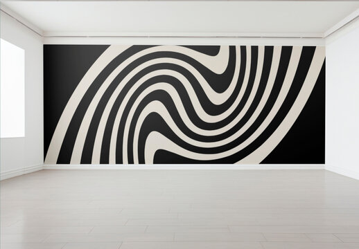 Interior Wall Mockup With Generative AI
