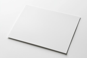 Blank A4 Paper Mockup on Isolated Background created with Generative AI