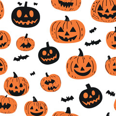 Halloween Pumpkin Pattern