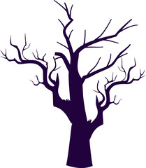 Halloween Tree Silhouette