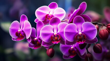 A photo of a blooming orchid