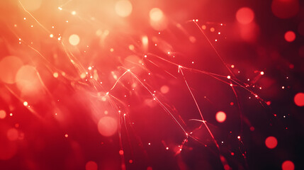 fireworks on a red background