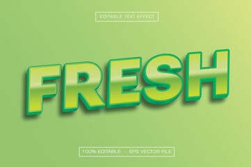 Fresh Editable Text Effect