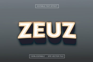 Zeuz Editable Text Effect