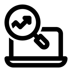 seo, seo development, automation, search engine, optimization, computer, internet, laptop outline icon