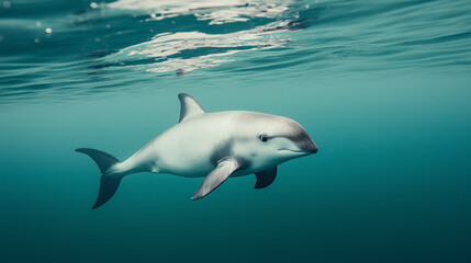 Fototapeta premium dolphin in the water