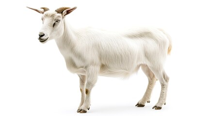Obraz premium goat isolated on white