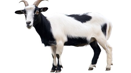 Fototapeta premium goat isolated on white
