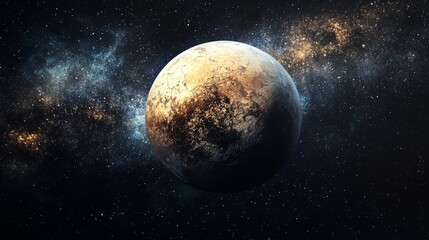 Fototapeta premium Pluto in the Cosmos
