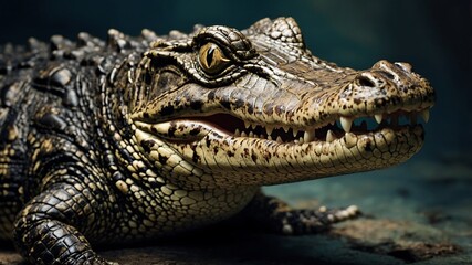 Obraz premium Alligator in the zoo