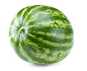 watermelon isolated on white background. clipping path