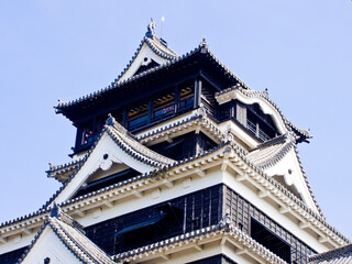 Kumamoto Castle in Kumamoto prefecture, Kyushu, Japan.