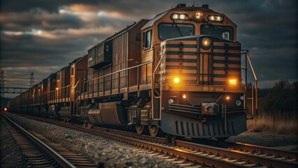 Obraz premium train in the station