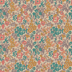 seamless pattern with flowers