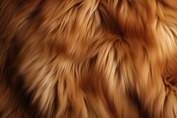 Naklejka premium Processed collage of fluffy animal fur surface texture. Background for banner, backdrop or texture