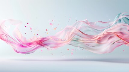 A whimsical depiction of mystical effects and fantasy elements, designed as an illustration on a pure white background to emphasize its magical qualities.