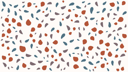 SEAMLESS HAND DRAWN DOODLE BLOB SHAPES PATTERN TEXTURE COLORFUL TEMPLATE ABSTRACT BACKGROUND TRENDY DESIGN VECTOR
