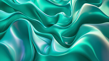 Fototapeta premium abstract blue silk background wavy lines