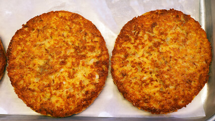 Traditional Korean Bindaetteok, Savory Pancake Delight,Korean Food