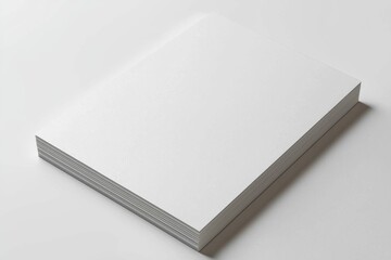 Blank A4 Paper Mockup on Isolated Background created with Generative AI