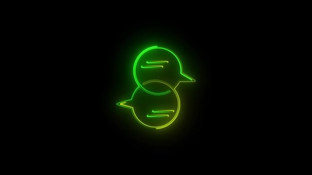 Glowing neon line Cloud mail server icon isolated Cloud server hosting for email. Online message service. Mailbox sign.